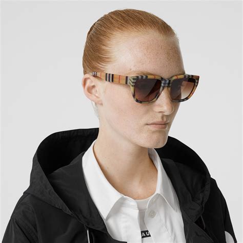 burberry vintage check sunglasses|burberry sunglasses for women.